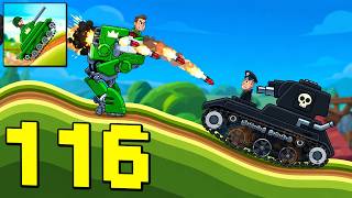 Hills of Steel - Gameplay Walkthrough Part 116 - Helicopter Boss, Hard Level Boss!! (Android,iOS)