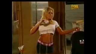 Terri Pours Beer Hot Boobs! See Through Top!