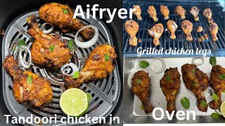 Tandoori chicken at Airfryer, oven and outdoor grill