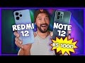 REDMI 12 vs REDMI NOTE 12 os MELHORES na faixa de 1.000 REAIS 🤑