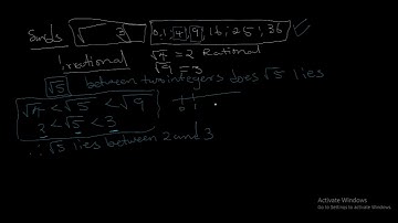 Surds (Grade 10) between which two integers does it lies