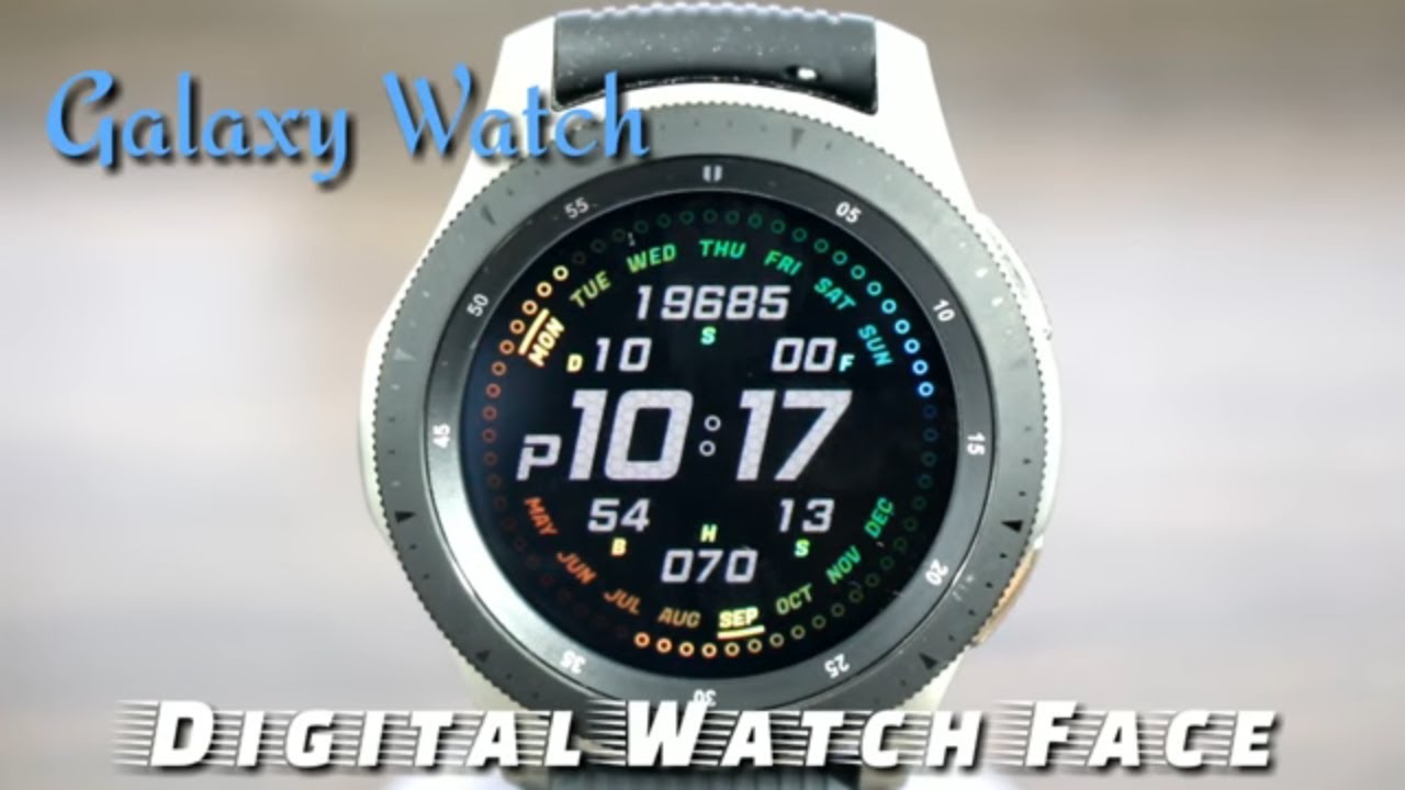 digital watch face