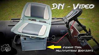 DIY Multifunktions Bootssitzbox / Tutorial Video / Fishingtool / Bastelvideo / Bootsangeln / HD