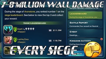 Art of conquest: Lich exploit 7-8 million damage every siege 😱