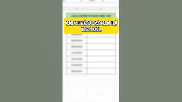 Cách chuyển từ ngày sang thứ trong excel 💓💓💓