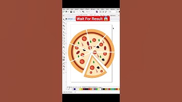 Pizza 🍕 Design 😱🔥|| Corel draw Design  #shorts #viral #short #youtubeshorts #coreldraw #virel #logo