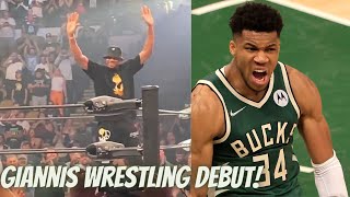 Giannis - Makes His Wrestling Debut