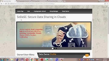 SeDaSC Secure Data Sharing in Clouds