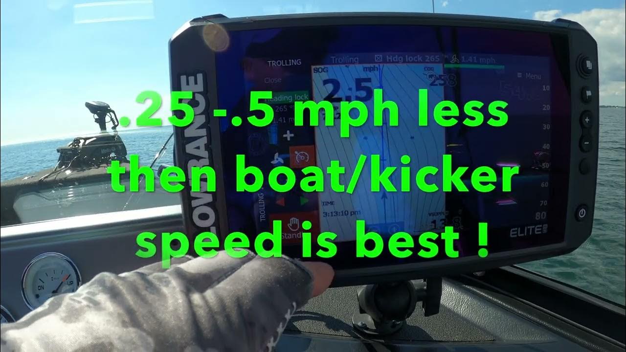 How to troll with Kicker and Electric Trolling motor YouTube