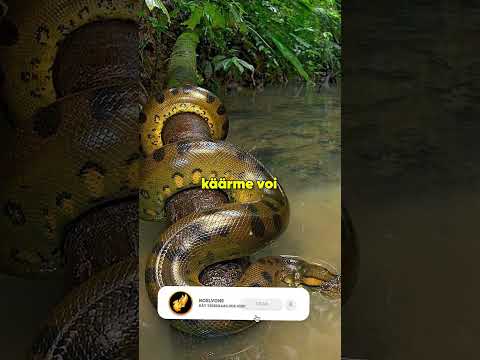 Video: Maailman suurin käärme. Anaconda