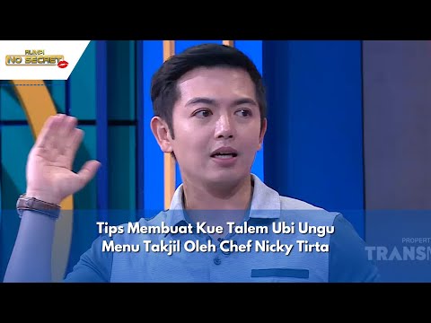 Tips Membuat Kue Talem Ubi Ungu Menu Takjil Oleh Chef Nicky Tirta 