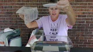 MEG sink float plastic