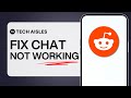 HOW TO FIX REDDIT CHAT NOT WORKING | REDDIT TUTORIAL