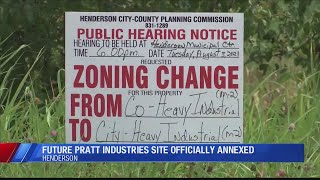 Future site of Pratt Industries paper mill officially annexed