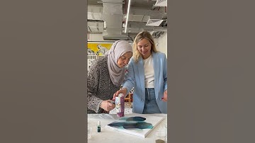 Alcohol inks on canvas, tutorial l #alcoholinks #fluidart #canvaspainting #abstractart #fluidity