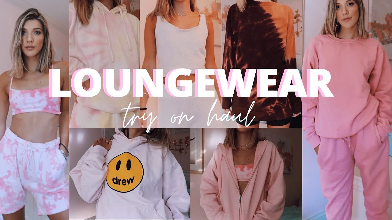 loungewear try on haul | victoria baxter - YouTube