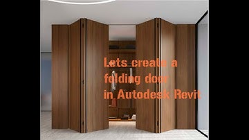 revit study-16  (folding door with solid panel in Autodesk Revit)