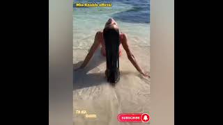 I'M Mia Khalifa official | Loves to sing and dance on the beach | Bikini Life #Mia_Khalifa