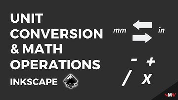 How to convert units and perform mathe operations with Inkscape | Inkscape Short Tutorials