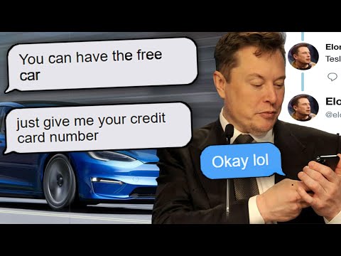 Tesla Scammer Tries to Scam Elon Musk