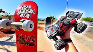 Arrma Mini Kraton Skatepark Bash in Mesquite Nevada - The Skate Yard