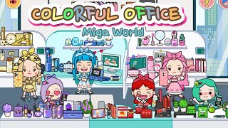 Miga Town: My World Office Design in different colors Makeover | Miga world screenshot 5
