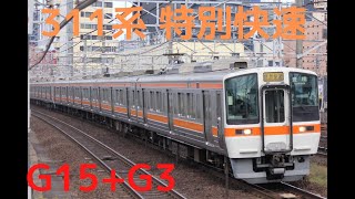 311系 特別快速 G15+G3