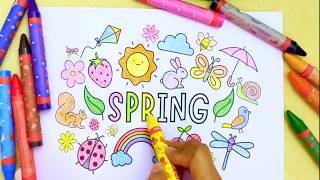 Super Jumbo Crayons | Spring Coloring | #unboxing