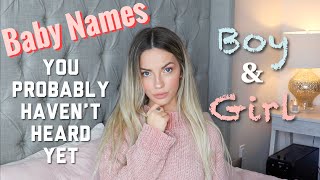 SUPER UNIQUE BABY NAMES I LOVE | 10 Boy &amp; Girl Names