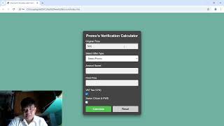 Group 4 Promo's Verification Calculator (Strategy Design Pattern)