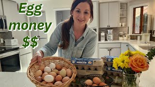 How we subsidize the cost of owning chickens by selling our eggs - breakdown of expenses and profit