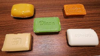 Vintage Soap / Cutting Old Dry Soap /  Satisfying Video (no talking) . by Raccoon Time 4,345 views 4 years ago 5 minutes, 40 seconds