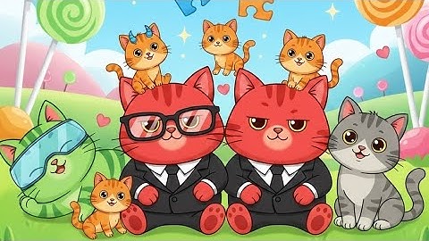 💤 The Cutest Way to Relax - A Cozy Cat Puzzle Adventure!