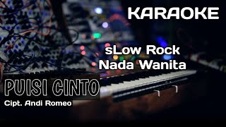 Karaoke/Lirik PUISI CINTO | Nada Cewek