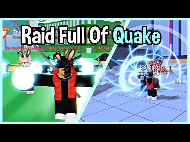 HARDEST RAID EVENT (QUAKE RAID) in BLOX FRUITS UPDATE 11 - BiliBili