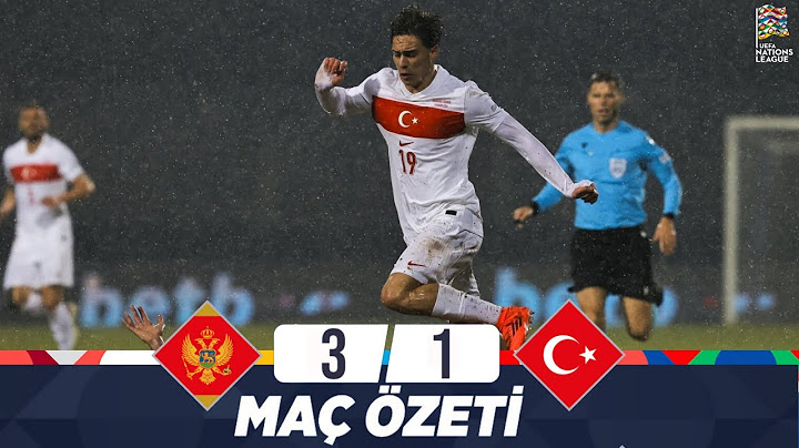 Karadağ Türkiye | 3-1 | Maç özeti | UEFA Uluslar Ligi 2024-25