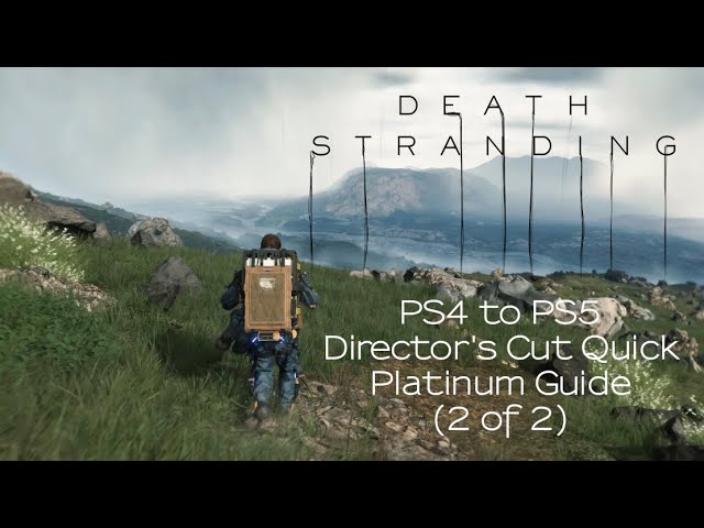 How to transfer a Death Stranding PS4 save to PS5