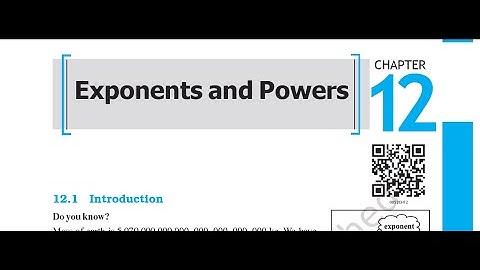 Class 8th Chapter 12 Exponents And Powers, Ex12.1, Q.1 to Q.3, Part-1