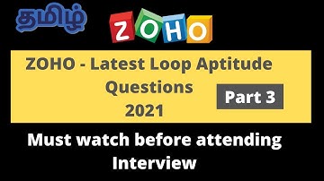 90% Applicants Get rejected Because of These Questions | Loop Aptitude questions 2021 |zoho aptitude
