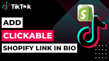 How To Add Clickable Shopify Store Link To TikTok Bio !