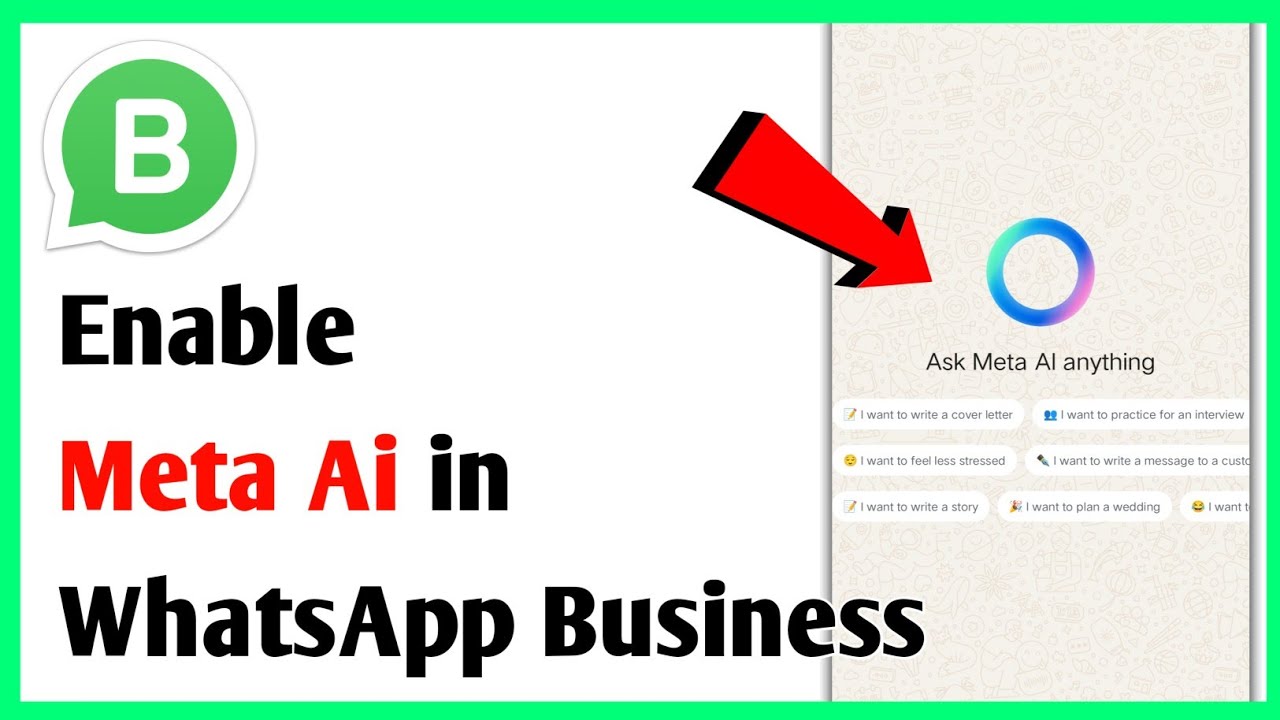 How to Enable Meta AI in WhatsApp Business | How to Activate Meta AI in ...