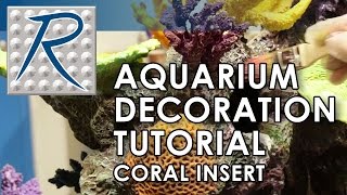 Make Your Own™ Custom Aquarium Inserts Using Free Form® Habitat® Black Epoxy Putty