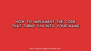 How To Implement The Y/N or "Reader Insert" Feature (after recent tumblr update)