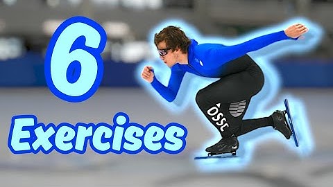 Speedskating Workout ( 6 drills for better ice skating technique )