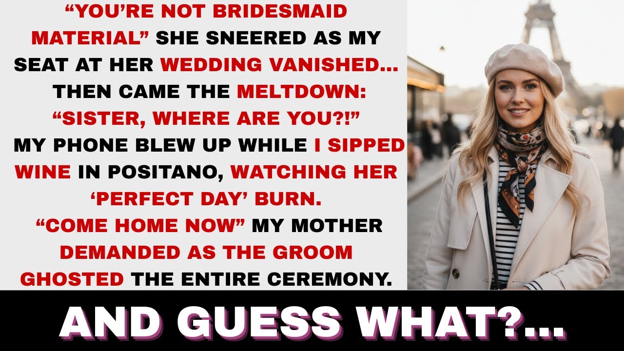 Excluded From My Sister’s Wedding, I Went On Vacation. When The Wedding Fell Apart....