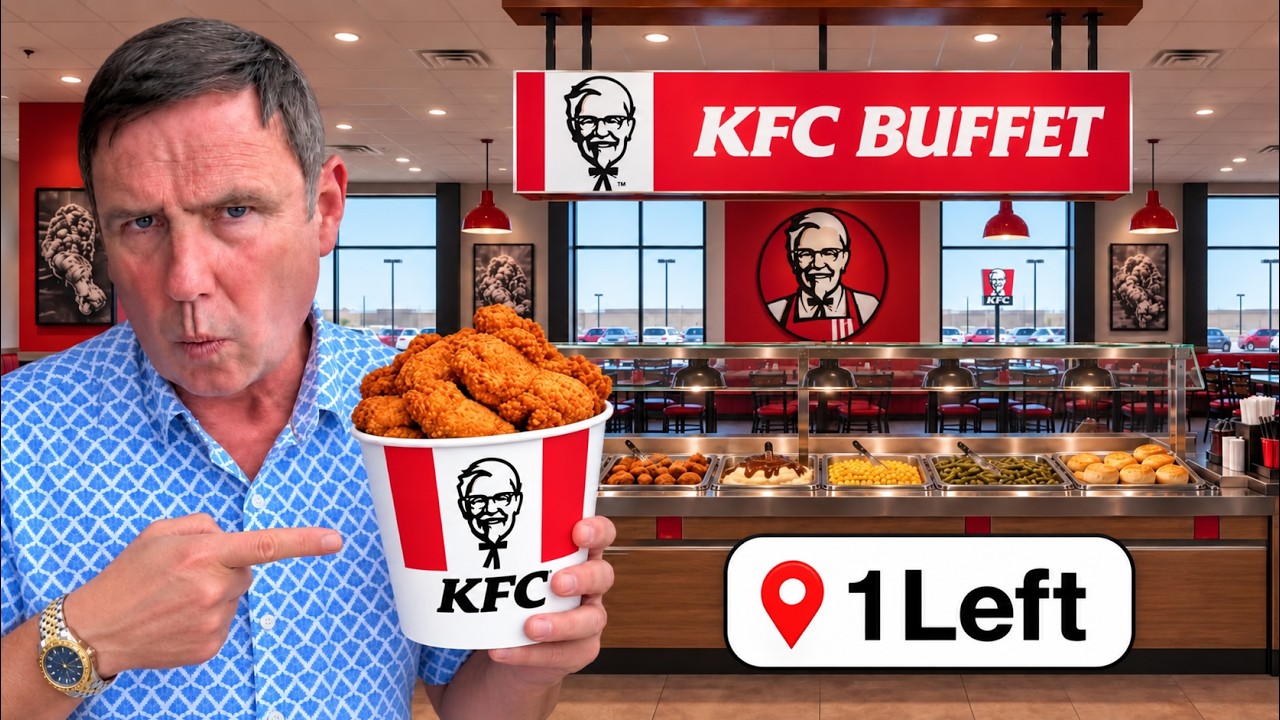 I Found One Of The Last KFC Buffets In The World! I Travelled 5000 Miles!