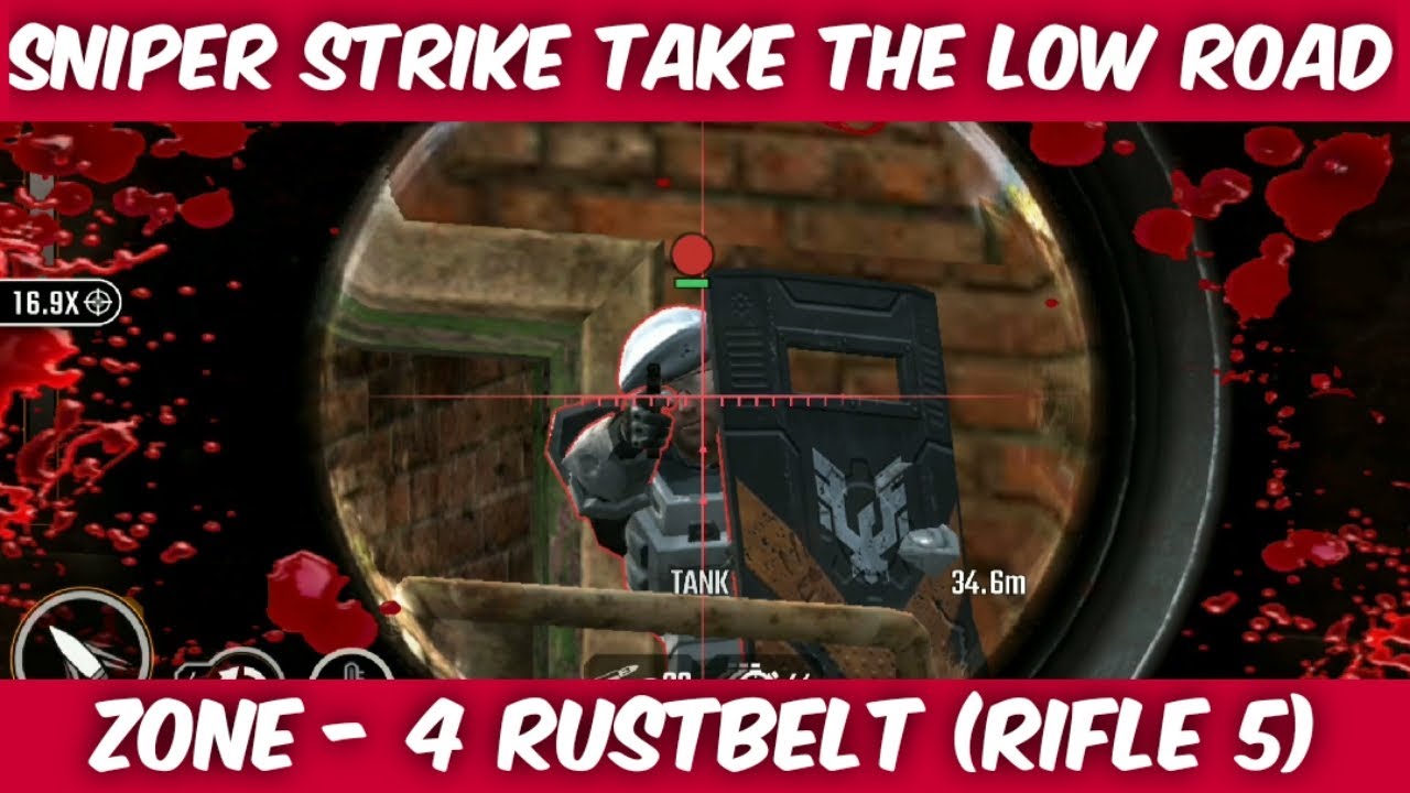 ⭐️⭐️⭐️ Sniper Strike Take the low road - Rust Belt Gameplay (android, iOS)