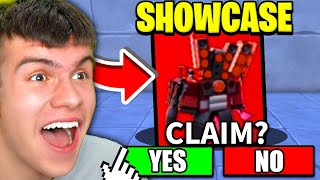 *SHOWCASE* How To GET THE KNIFE UPGRADED TITAN SPEAKERMAN In Roblox Toilet Tower Defense!