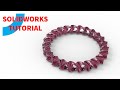 「DESIGN 414」 Unique Bracelet 2 | Solidworks tutorial
