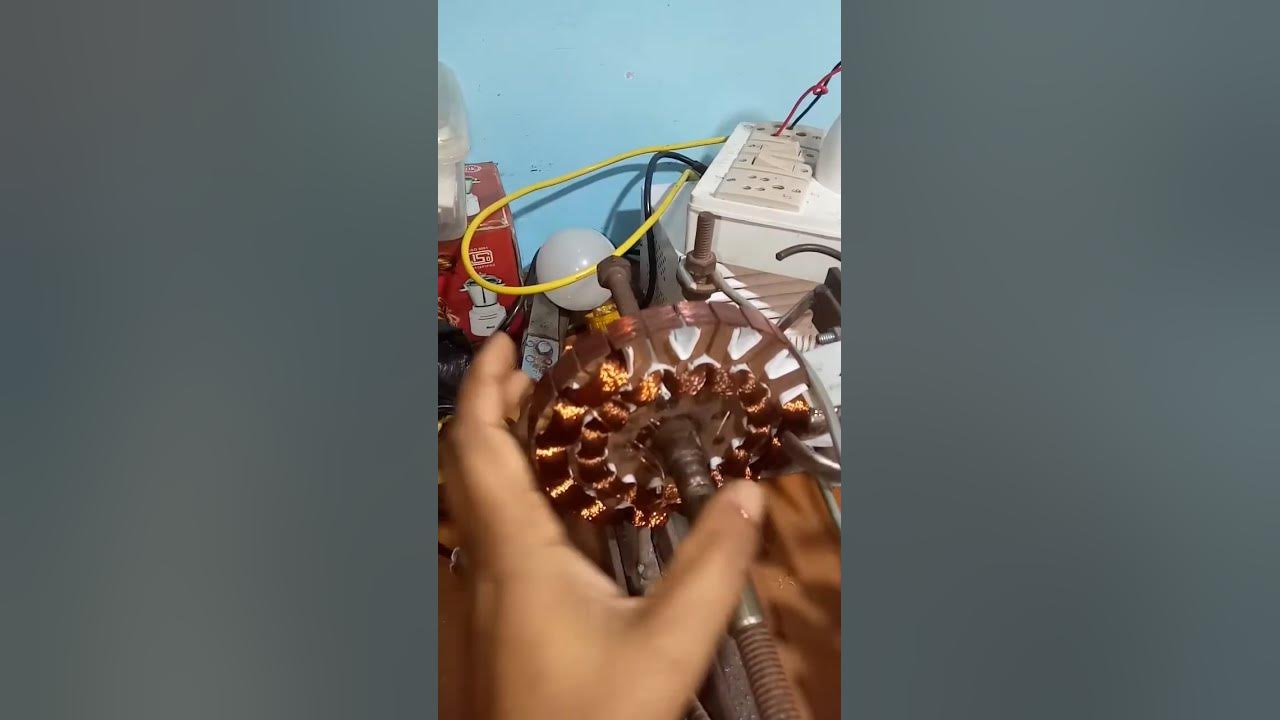 Ceiling fans winding machine I Hand winding machine homemade YouTube